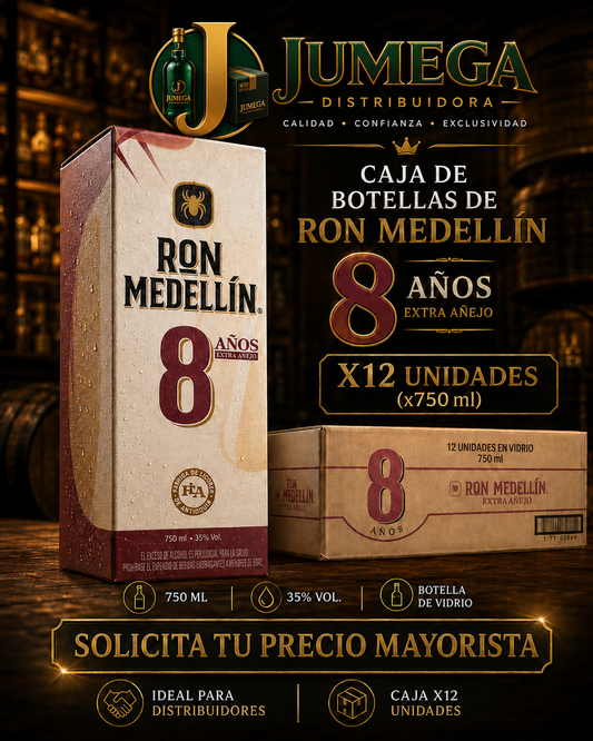 Ron Medellín 8 Años Botella 750 ml